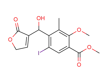 C<sub>15</sub>H<sub>15</sub>IO<sub>6</sub>