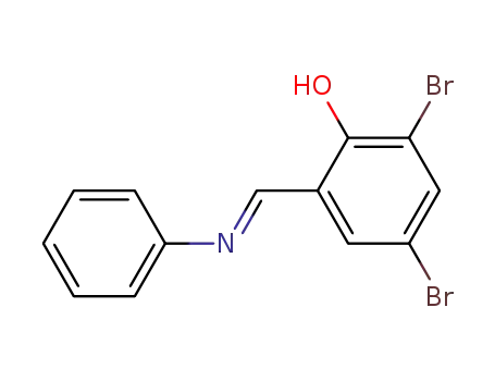 Phenol, 2,4-dibromo-6-[(phenylimino)methyl]-