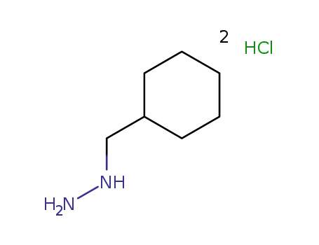 Molecular Structure of 3637-58-9 (CYCLOHEXYLMETHYL-HYDRAZINE HYDROCHLORIDE)