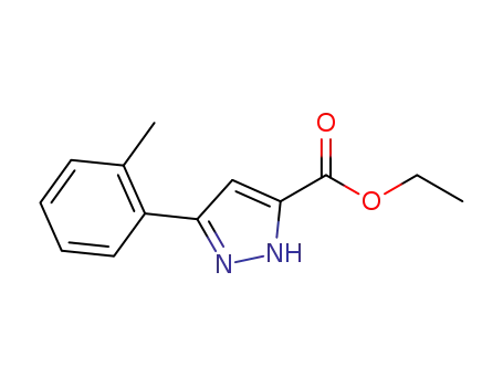 3- (2-METHYLPHENYL) -1H-PYRAZOLE-5-CARBOXYLIC ACID ETHYL 에스테르