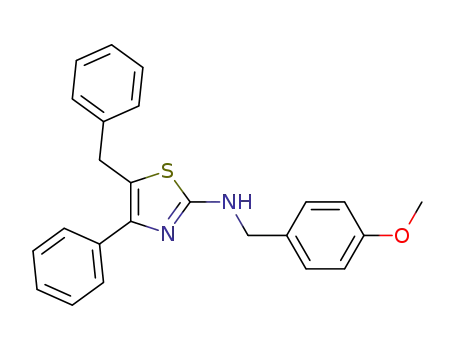 5-benzyl-N-(4-methoxybenzyl)-4-phenylthiazol-2-amine