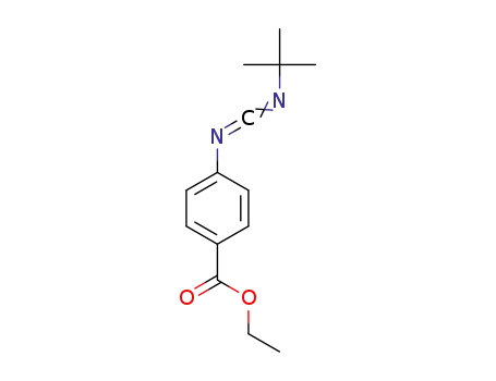 Molecular Structure of 1258239-63-2 (N'-tert-butyl-N-4-(ethoxycarbonyl)phenyl carbodiimide)