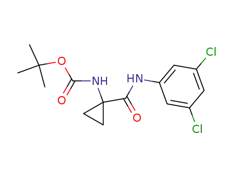 tert-butyl (1-((3,5-dichlorophenyl)carbamoyl)cyclopropyl)carbamate