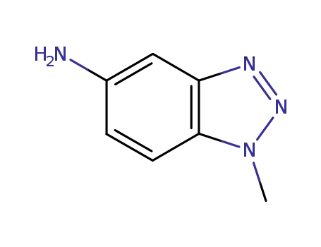 Molecular Structure of 27799-83-3 (5-Amino-1-methyl-1H-benzotriazole)