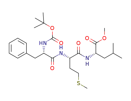 Molecular Structure of 1639120-83-4 (Boc-Phe-Met-Leu-OMe)