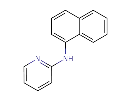 Molecular Structure of 17966-01-7 (2-Pyridinamine, N-1-naphthalenyl-)