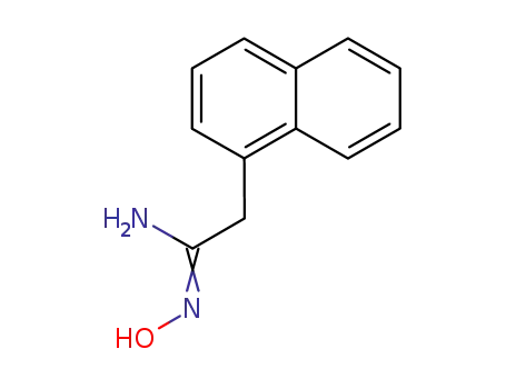 Molecular Structure of 66611-51-6 (2-(NAPHTH-1-YL)ACETAMIDE OXIME)