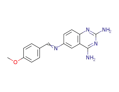 <i>N</i><sup>6</sup>-(4-methoxy-benzylidene)-quinazoline-2,4,6-triamine