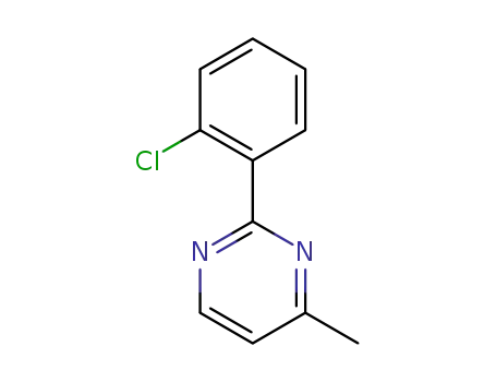 Molecular Structure of 1332503-18-0 (2-(2-chlorophenyl)-4-methylpyrimidine)
