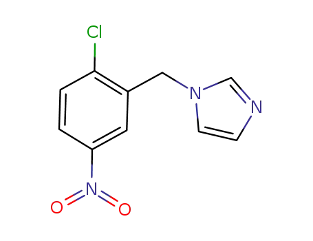 Molecular Structure of 1097788-41-4 (1-(2-chloro-5-nitro-benzyl)-1H-imidazole)