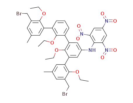 3,3'''-Bis(bromomethyl)-5,5'''-dimethyl-2,2',2'',2'''-tetraethoxy-5'-(2,4,6-trinitroanilino)-1,1':3',1'':3'',1'''-quaterphenyl