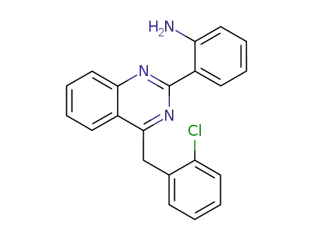 Benzenamine, 2-[4-[(2-chlorophenyl)methyl]-2-quinazolinyl]-