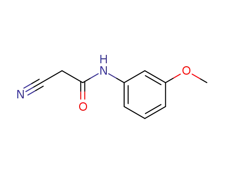 Molecular Structure of 91818-29-0 (2-CYANO-N-(3-METHOXY-PHENYL)-ACETAMIDE)