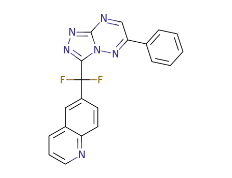6-(difluoro(6-phenyl-[1,2,4]triazolo[4,3-b][1,2,4]triazin-3-yl)methyl)quinoline