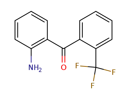 Molecular Structure of 731-84-0 (Methanone, (2-aminophenyl)[2-(trifluoromethyl)phenyl]-)
