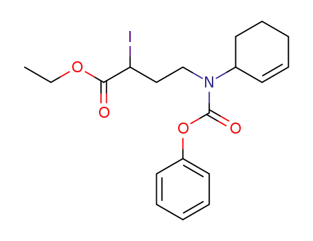 3-<N-(2-cyclohexen-1-yl)-N-phenoxycarbonylamino>-1-ethoxycarbonyl-1-iodopropane