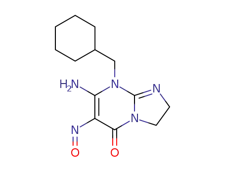 7-Amino-8-cyclohexylmethyl-6-nitroso-2,8-dihydro-3H-imidazo[1,2-a]pyrimidin-5-one