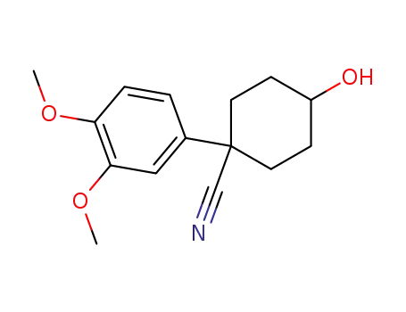 1-(3,4-dimethoxyphenyl)-4-hydroxy-1-cyclohexanecarbonitrile