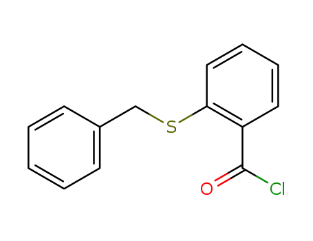 Molecular Structure of 1531-81-3 (2-(Benzylsulfanyl)benzoyl chloride)