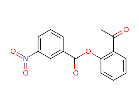 Molecular Structure of 109899-88-9 (Ethanone, 1-[2-[(3-nitrobenzoyl)oxy]phenyl]-)