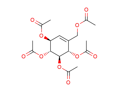 (1SR,2RS,3RS,4SR)-5-[(acetyloxy)methyl]cyclohex-5-ene-1,2,3,4-tetrayl tetraacetate