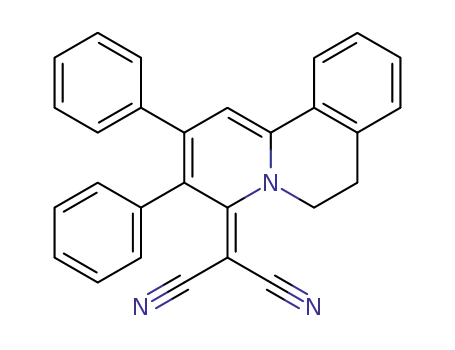 Propanedinitrile,
(6,7-dihydro-2,3-diphenyl-4H-benzo[a]quinolizin-4-ylidene)-