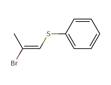 (E)-2-bromo-1-phenylthio-1-propene