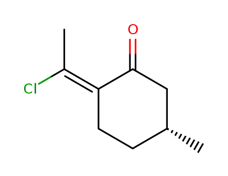 (E)-(5R<sup>*</sup>)-5-methyl-2-(1-chloroethylidene)cyclohexanone