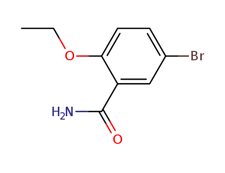 Molecular Structure of 54924-78-6 (5-bromo-2-ethoxybenzamide)
