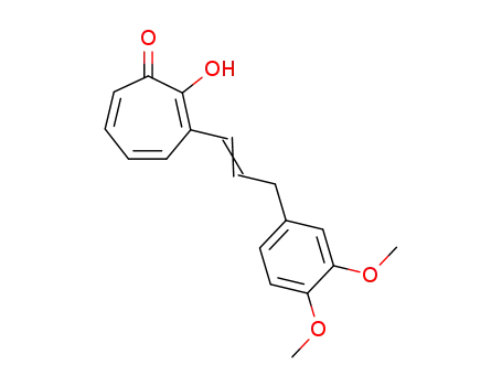 3-<3-(3,4-dimethoxyphenyl)-1-propenyl>tropolone