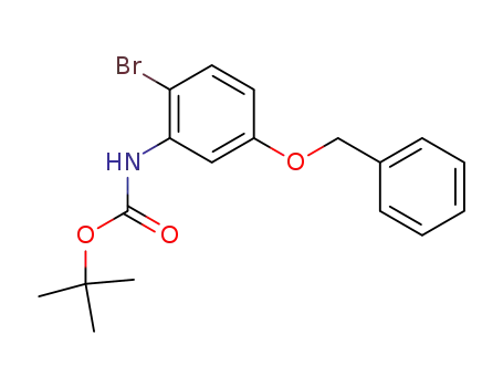 N-[2-브로모-5-(페닐메톡시)페닐]카르밤산 tert-부틸 에스테르