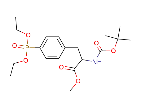 N-(tert-Butyloxycarbonyl)-4-(diethoxyphosphono)-DL-phenylalanine methyl ester