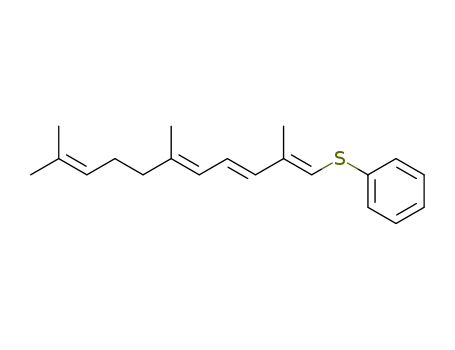 ((1E,3E,5E)-2,6,10-Trimethyl-undeca-1,3,5,9-tetraenylsulfanyl)-benzene