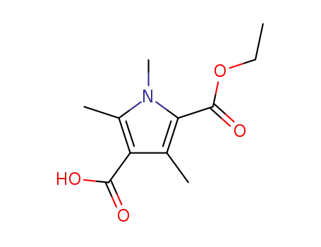 5-(ethoxycarbonyl)-1,2,4-trimethyl-1H-pyrrole-3-carboxylic acid
