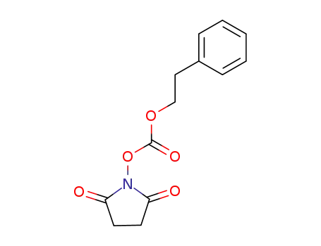 Molecular Structure of 116586-32-4 (N-hydroxysuccinimidyl-(2-phenyl)ethyl carbonate)
