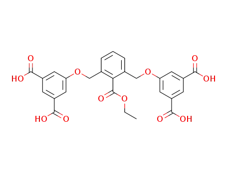 1,3-Benzenedicarboxylic acid,
5,5'-[[2-(ethoxycarbonyl)-1,3-phenylene]bis(methyleneoxy)]bis-