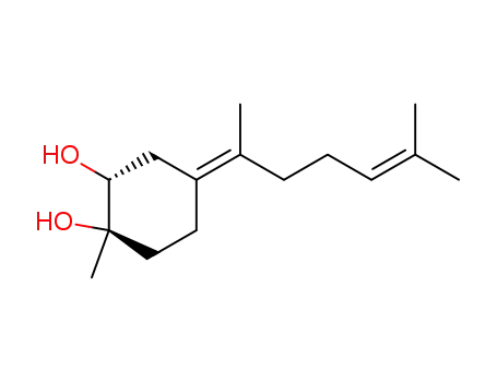 (1R,2R)-1-methyl-4-((E)-1,5-dimethylhex-4-enylidene)cyclohexane-1,2-diol
