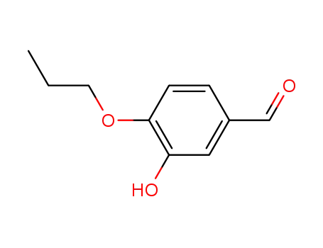 Molecular Structure of 61315-87-5 (Benzaldehyde, 3-hydroxy-4-propoxy-)