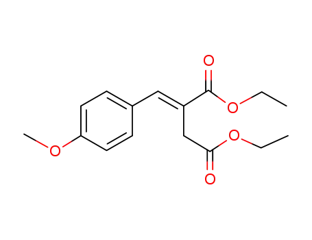 Butanedioic acid, [(4-methoxyphenyl)methylene]-, diethyl ester, (E)-