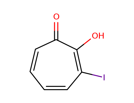 2,4,6-Cycloheptatrien-1-one,2-hydroxy-3-iodo- cas  22704-53-6