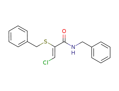 N-benzyl-(Z)-3-chloro-2-(benzylthio)propenamide