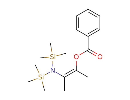 2-<Bis(trimethylsilyl)amino>-3-(benzoyloxy)-2-butene