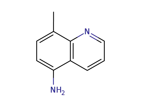 Molecular Structure of 50358-40-2 (8-methylquinolin-5-amine)