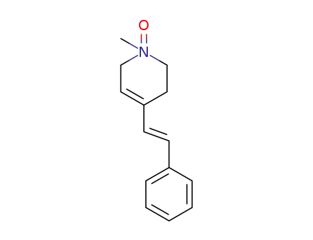 (E)-1-methyl-4-(2-phenylethenyl)-1,2,3,6-tetrahydropyridine N-oxide