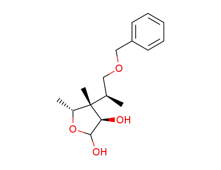 (2RS,3R,4S,5R)-4-<(1S)-1-<(benzyloxy)methyl>ethyl>-4,5-dimethyltetrahydrofuran-2,3-diol