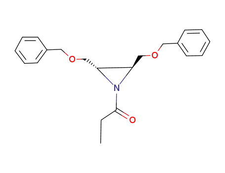 1-((2S,3S)-2,3-Bis-benzyloxymethyl-aziridin-1-yl)-propan-1-one