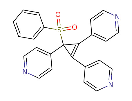 Pyridine, 4,4',4''-[3-(phenylsulfonyl)-1-cyclopropene-1,2,3-triyl]tris-