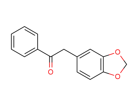 Molecular Structure of 40804-81-7 (2-(1,3-BENZODIOXOL-5-YL)-1-PHENYL-1-ETHANONE, 95%+)