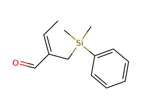 (Z)-2-(dimethylphenylsilylmethyl)-2-butenal