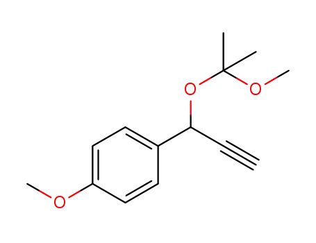 1-methoxy-4-{1-[(2-methoxypropan-2-yl)oxy]prop-2-yn-1-yl}benzene